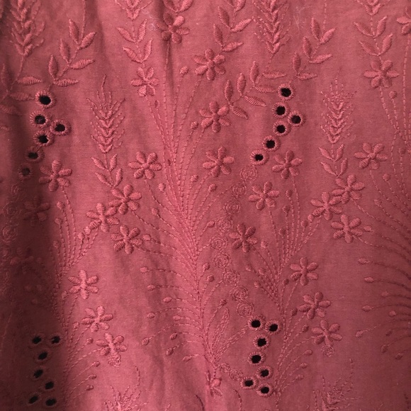 Madewell Floral Embroidered Eyelet Long Sleeve Top - Picture 9 of 9